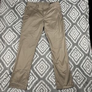 Bonobos Pants Mens 32x32 Wednesday Slim Fit Khaki Beige Cotton Chino